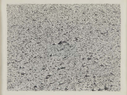 Vija Celmins, Untitled (Regular Desert), 1973
Graphite on acrylic ground on paper, 12 x 15 inches, Art © Vija Celmins