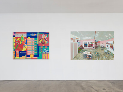 Various artists, The sum of all parts, exhibition view. Courtesy of Tibor de Nagy Gallery
