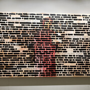 Emilio Isgrò, installation view. Courtesy of Villa Zito 