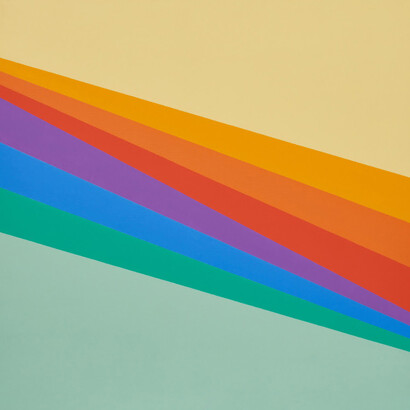 Verena Loewensberg, Untitled (detail),
1972,
Oil on canvas,
110 x 110 cm / 43 1/4 x 43 1/4 in. Photo: Jon Etter © 2024, Verena Loewensberg Stiftung, Zürich