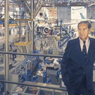 John Wonnacott, Sir Adam Thomson, b. 1926. Founder and chairman of British Caledonian Airway