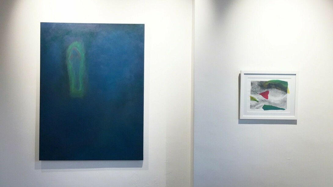 Lillian Abel. Past to Present, Exhibition view. Courtesy of The Taj Art Studio Gallery