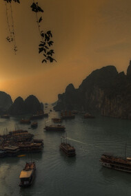 Ha Long Bay, barcos. Fotografia Marc Stoeckel
