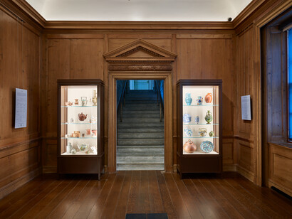 Trading Earth. Ceramics, commodities, and commerce, exhibition view. Courtesy of Risd Museum