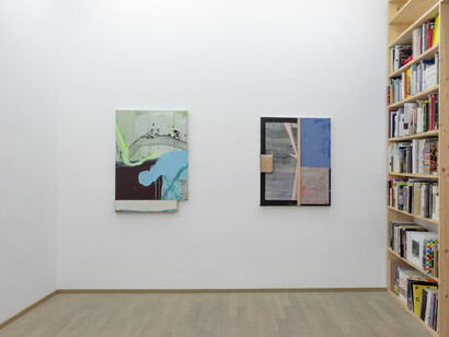 Paule Lemmer, Between the lines, vue d'exposition. Avec l'aimable autorisation de Nosbaum Reding