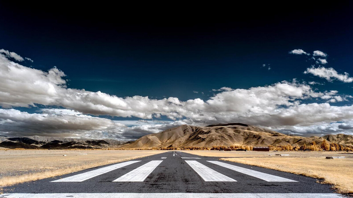"Runway Nowhere" by Jean-christophe Dick. Courtesy of The Museum of Flight 