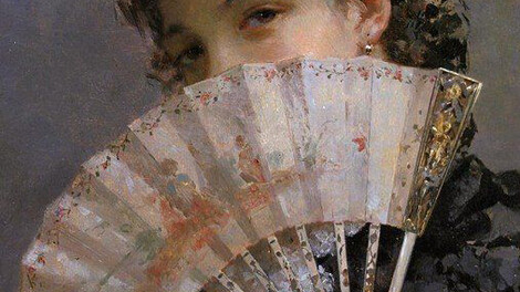 Maria Augusta recebeu um presente especial: um leque