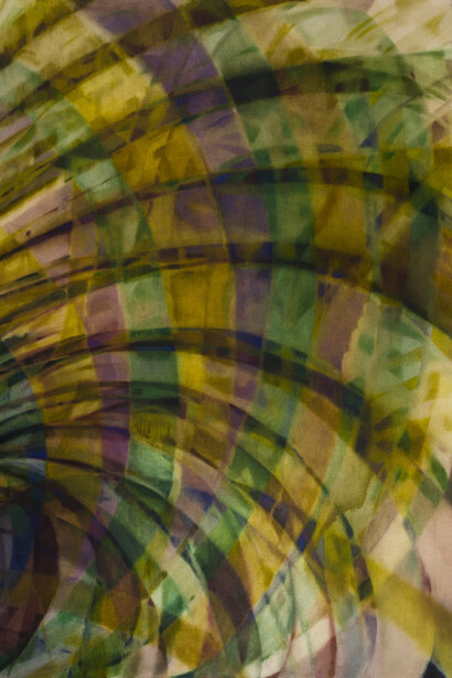 Alexia Vogel, Fronds I, oil and oil pastel on canvas, 139x179 cm. Courtesy of the Barnard Gallery