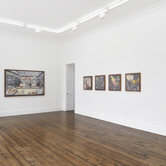 Gala Porras-Kim, The categorical bind, exhibition view. Courtesy of Sprüth Magers