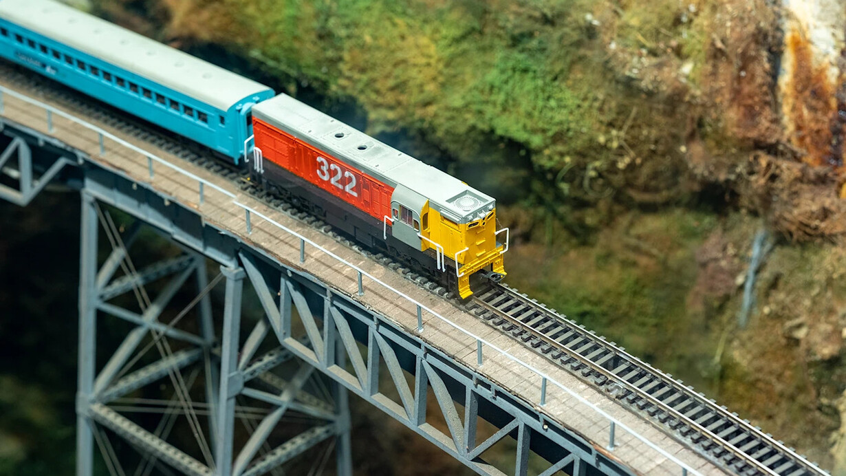 Tereina iti. Model railway, exhibition view. Courtesy of MOTAT