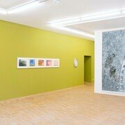 Elly Strik, Les chaussures que ma mère m'a données, vue d'exposition. Avec l’aimable autorisation du Nosbaum Reding Gallery