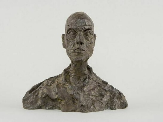Alberto Giacometti, Tête d’homme (Lotar I), c. 1964-1965, Bronze, 26 x 28.1 x 10.4 cm. Collection Fondation Giacometti, Paris © Estate Giacometti (Fondation Giacometti and ADAGP, Paris) 2014