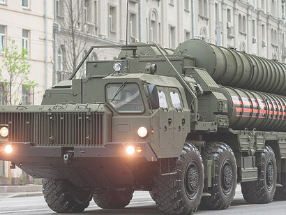 A Russian S-400 during parade in Moscow 2018, Russia