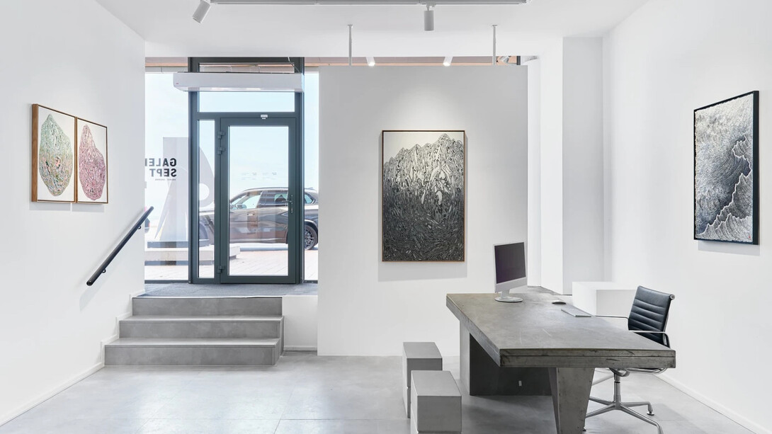 Lee Hyun Joung and Kwang Bum Jang, Two shores, exhibition view. Courtesy of Galerie Sept