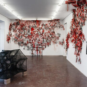 Chiharu Shiota, Exposing an inner universe, exhibition view. Courtesy of NF/Nieves Fernández Gallery