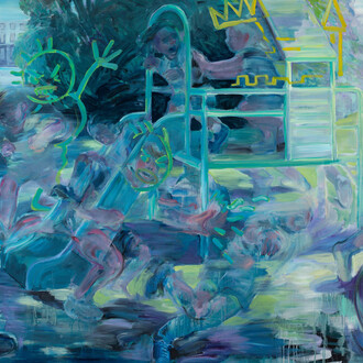 Laura Footes, Swings and roundabouts, 2025. Courtesy of Shrine 