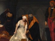 "L'esecuzione di Lady Jane Grey", Paul Delaroche, 1834. Conservato alla National Gallery di Londra, UK