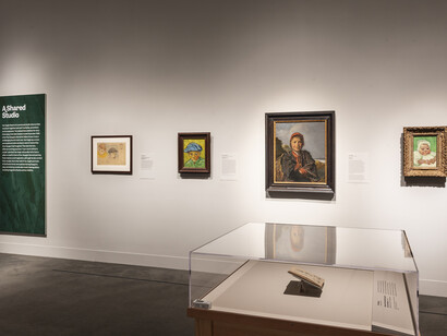 Van Gogh, The Roulin family portraits, exhibition view. Courtesy of Museum of Fine Arts Boston