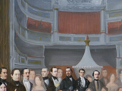 Pintura inacabada de Antonio María Esquivel y Suárez de Urbina, 1846, óleo sobre lienzo.  Museo del Prado, Madrid, España
