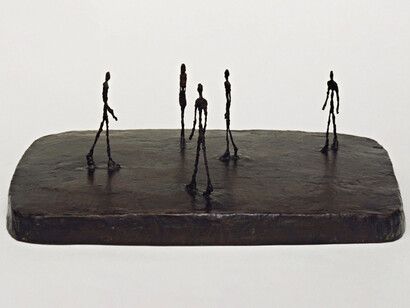 Alberto Giacometti; Plaza de la ciudad, 1948