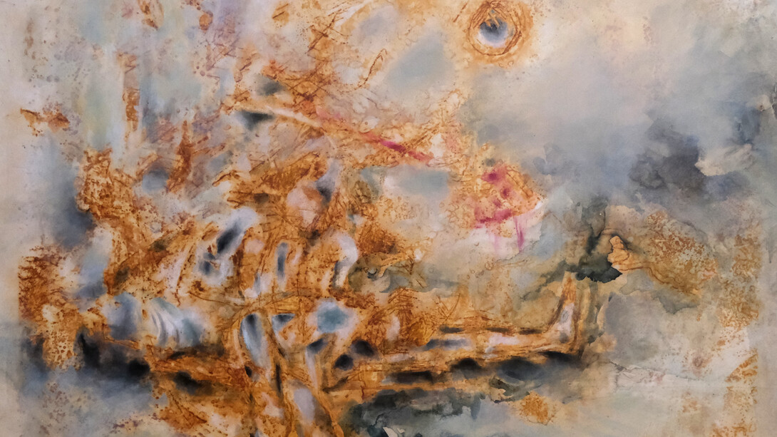 Rizka Azizah Hayati, Lunar rhythm (detail), 2026. Courtesy of Baik Art