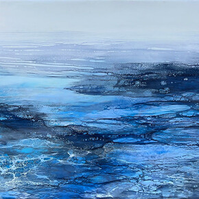 Alicia Tormey, Cerulean drift (detail). Courtesy of Patricia Rovzar Gallery