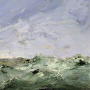August Strindberg, La mer, Dalarö, 1892. Avec l'aimable autorisation du Musée des Beaux-Arts de Gand