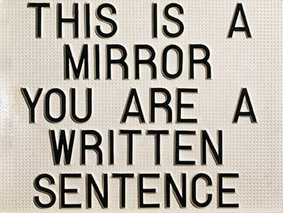 Luis Camnitzer, This is a Mirror, Courtesy of the artist