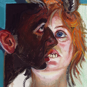 Natalie Frank, The Lettuce Donkey III (detail), 2011-14, Gouache and chalk pastel on Arches paper. 22 x 30 inches (55.9 x 76.2 cm). Courtesy of the artist and Rhona Hoffman Gallery (Chicago); ACME (Los Angeles)