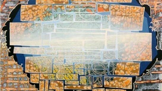 2012, Acrylic on panel, 36 x 38 inches