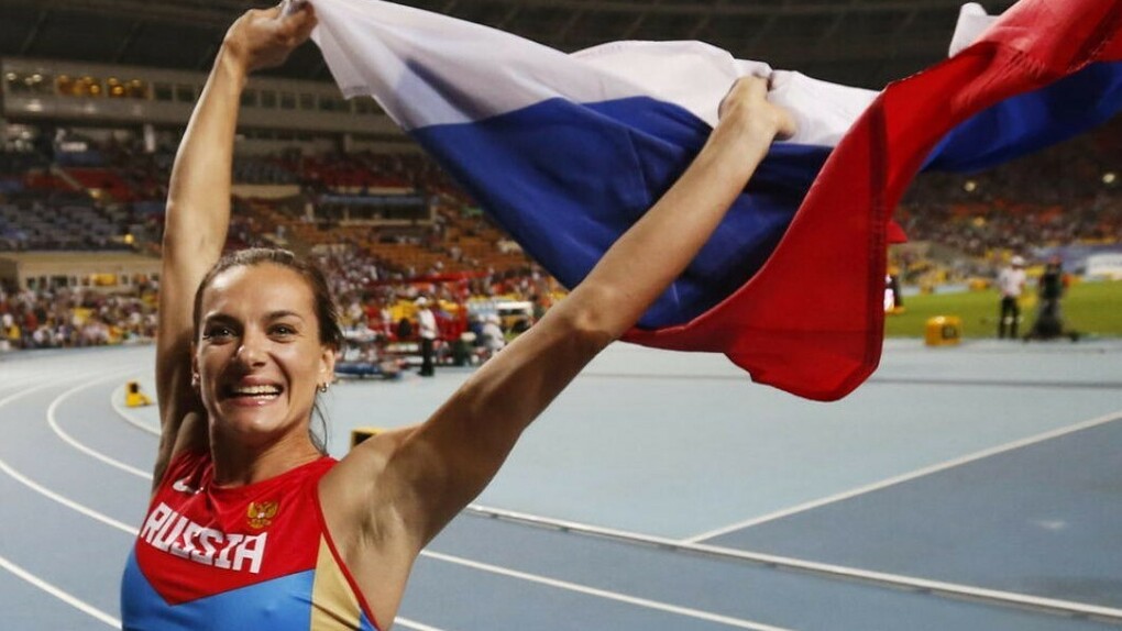 La atleta rusa Yelena Isinbáyeva, dos veces campeona olímpica