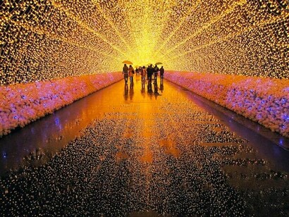 Um túnel de luz