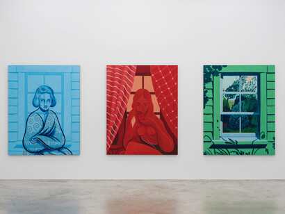 Koak, Lake margrethe, exhibition view. Courtesy of Perrotin Gallery