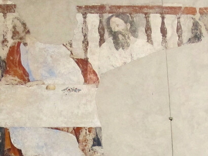 Sodoma, Ultima Cena, affresco, particolare