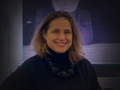 María Isabel Gouverneur, figlia di Beatrice Viggiani, che insieme alla cugina Ada ha realizzato la grafica del volume "41"
