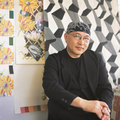 Kazumi Yoshida in his atelier