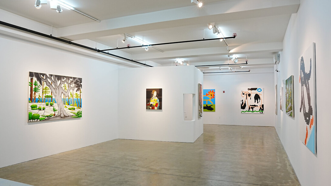 Various artists, Graphic serendipity, exhibition view. Courtesy of GR Gallery