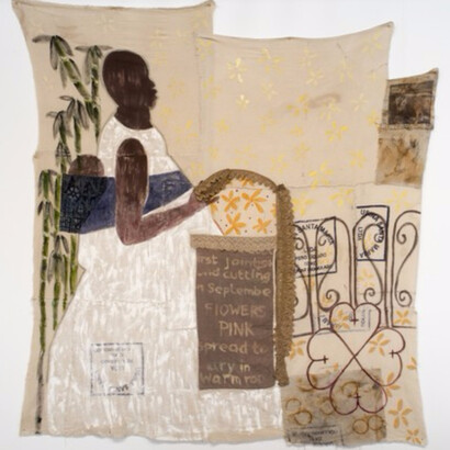 Karen Hampton, Renda, 2016. Courtesy of Jane Lombard Gallery