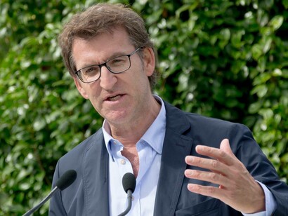 El presidente de la Xunta de Galicia, Alberto Núñez Feijóo