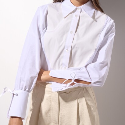Camicia "Cornice Madreperla" della capsule collection ‘Linee d’Acqua’, firmata Aquaviva