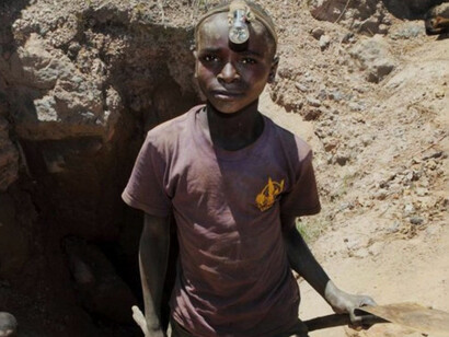Children are exploited in cobalt mines