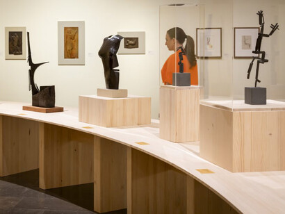 La mujer en la obra de Julio González, vista de exhibición. Cortesía de IVAM