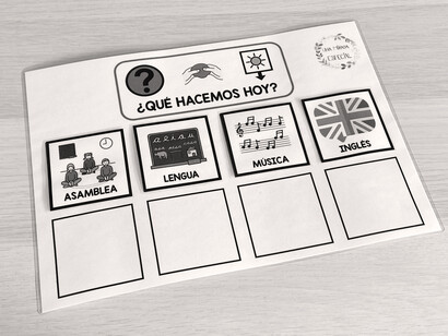 Las agendas visuales favorecen una sensación de tranquilidad y de tener todo bajo control