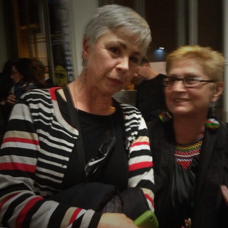 Con Ottavia Piccolo all’inaugurazione della Casa delle donne