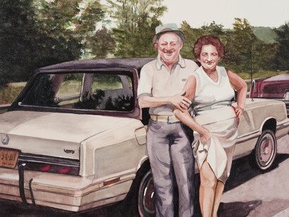 Lisa Edelstein, Day trip, 2024. Courtesy of Charlie James Gallery