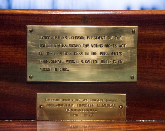 Civil Rights, Exhibition view. Courtesy of LBJ Presidential Library