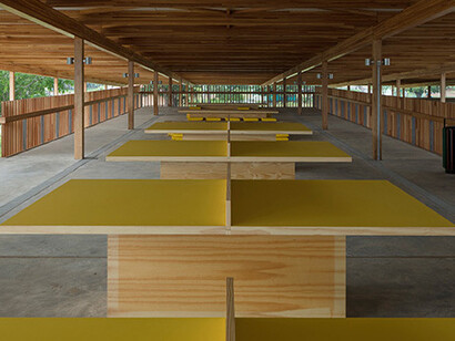 O projeto de arquitetura vernacular em Formoso do Araguaia, Tocantins, Brasil, ganhou o prêmio RIBA em 2018