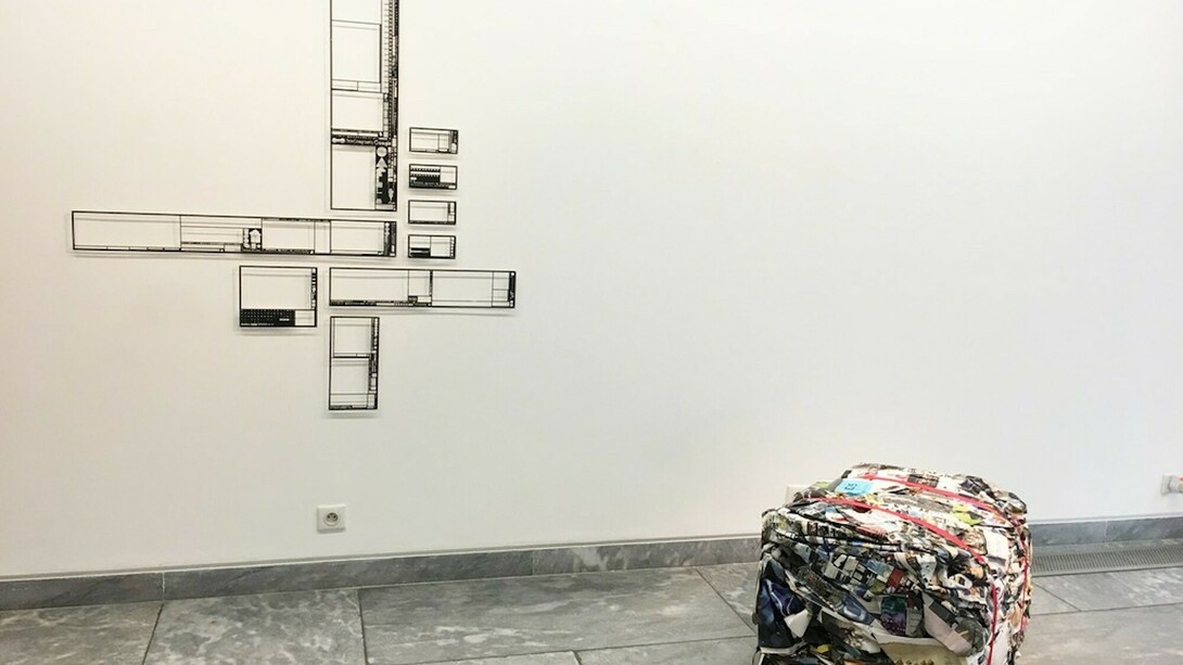 Archeonautes, Exhibition view. Courtesy of Galerie Charlot