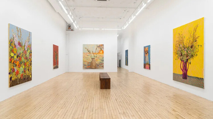 Blair Saxon-Hill, Peace piece, exhibition view. Courtesy of Shrine