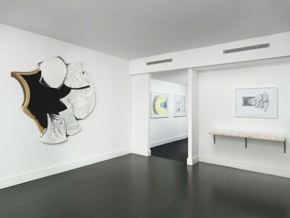 John F. Simon, Jr. Endlessly Expanding, Exhibition view. Courtesy of Sandra Gering Inc 